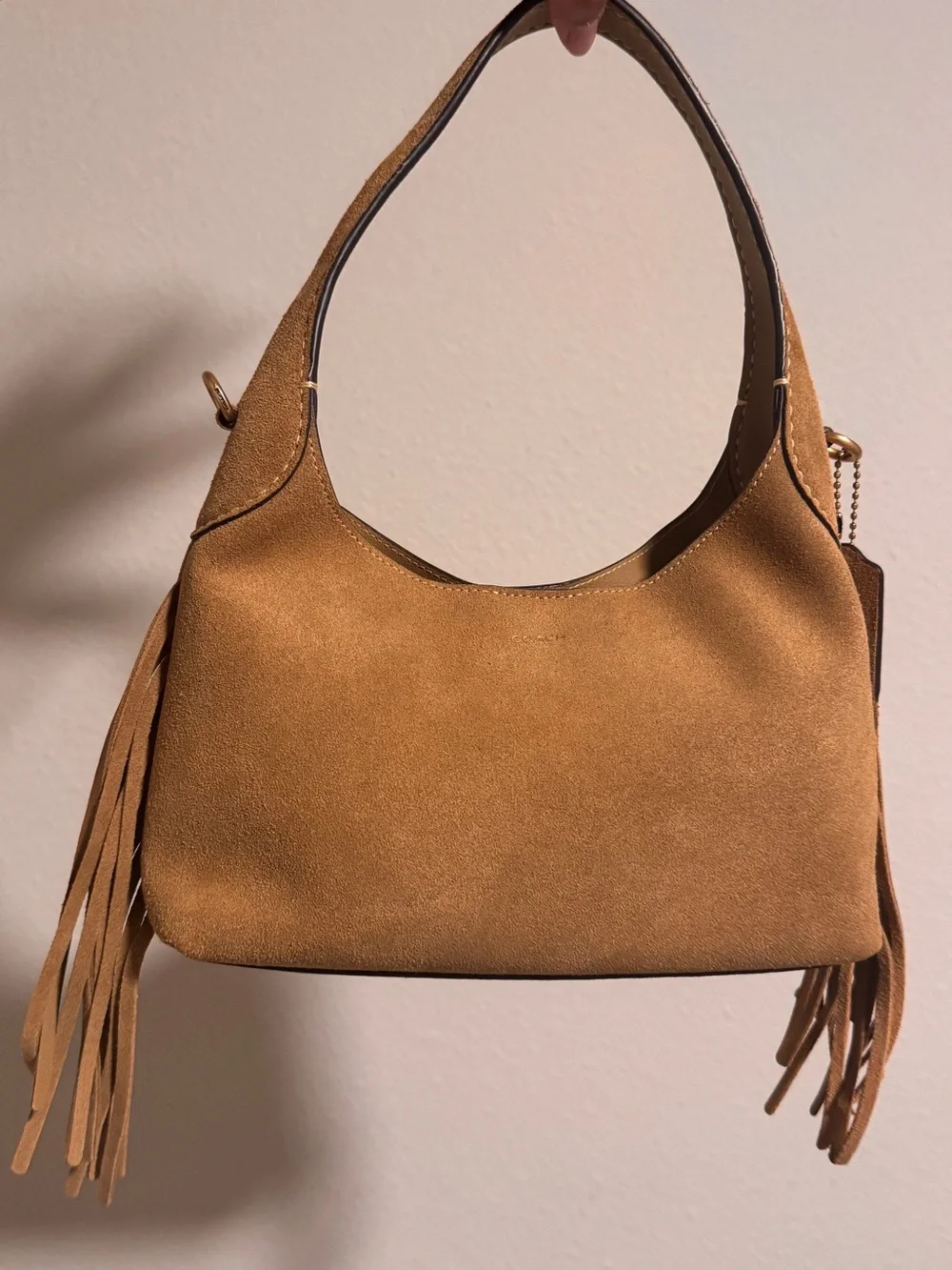 Coach Brooklyn 23 Sand Suede - Picture 1 of 5